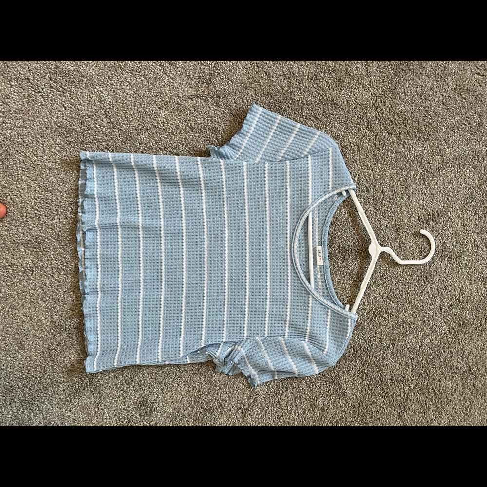 Blue Crop Top